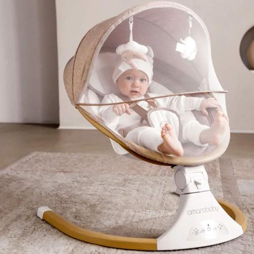 Детские электронные качели AmaroBaby Ergo Swing фото 13