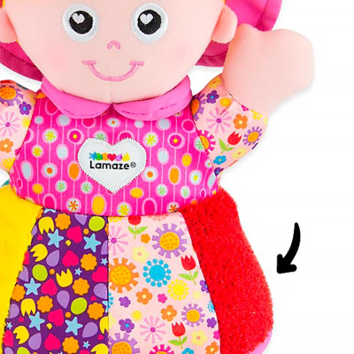 Игрушка с подвесом для малышей Кукла Эмилия развивающая Lamaze Tomy 65964 2