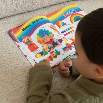 Говорящая интерактивная электронная книга Нажималка Цвета BertToys FD145 3