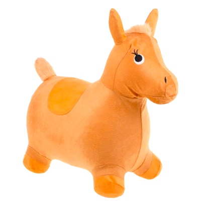 Надувной прыгун с тканевым чехлом Ослик 619-69 1