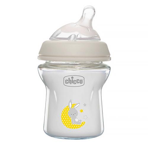 Бутылочка стеклянная 150 мл Natural Feeling Chicco 8058664153459 фото 2