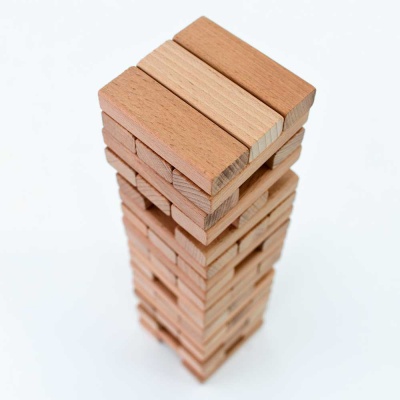 Настольная игра Дженга Башня ПК Лидер МТ080808