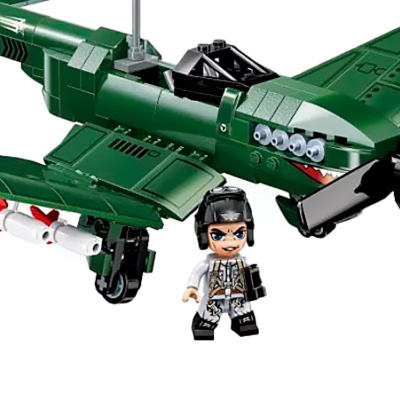 Конструктор Боевой самолёт 424 детали C21026 Qman FCJ0819814 3