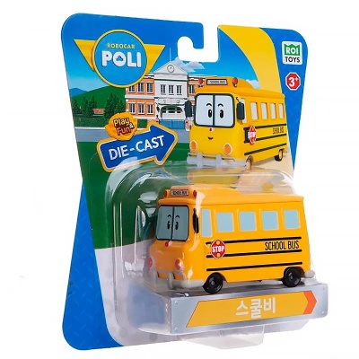 Машинка Скулби Робокар Поли 6 см Silverlit MRT-0610 2