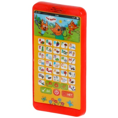 Развивающая игрушка Телефон Три кота Азбука в стихах Умка HX2501-R19