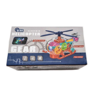 Игрушка Прозрачный вертолет Gear Electric Helicopter 0713