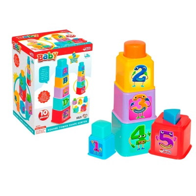 Логическая пирамидка Стаканчики DeDe 03464 3