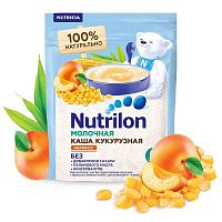 Каша молочная кукурузная абрикос-банан c 6мес 200гр Nutrilon