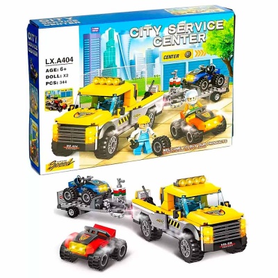 Конструктор Сити Городской сервисный центр 344 детали LXA404 2