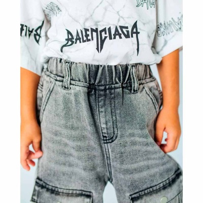 Джинсы для мальчика Deloras DLS 30008 серые 3