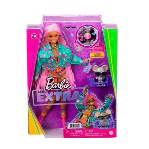 Кукла Barbie Экстра с розовыми косичками Mattel GXF09 фото 5