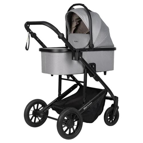 Коляска 3 в 1 Farfello Sola Trio Comfort SOLA-8 Silver grey фото 3