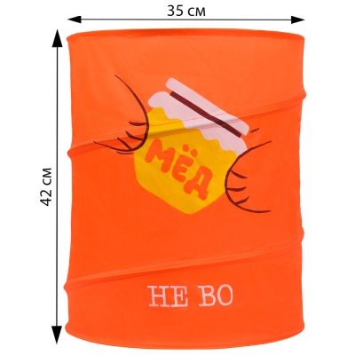 Контейнер для хранения детских игрушек Мишка и мёд Рыжий Кот 210824-3 2