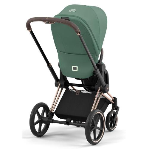 Коляска 2 в 1 Cybex Priam IV Rosegold Leaf Green фото 20
