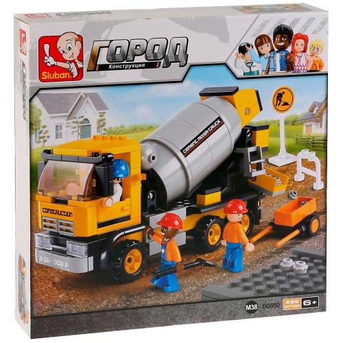 Конструктор Город: Бетономешалка 296 деталей Sluban M38-B0550 фото 3