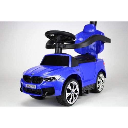 Детский толокар BMW M5 RiverToys A999MP-M синий фото 5