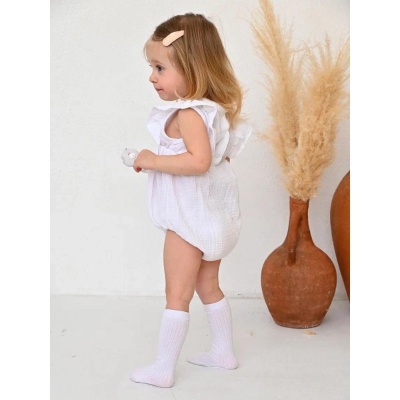 Песочник-боди из муслина Carrot 10002196 белый 05