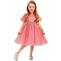 Платье летнее нарядное Alia kids 2381KG розовое