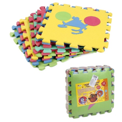 Коврик-пазл Союзмультфильм Машинки Играем Вместе B25274T-CRT 1