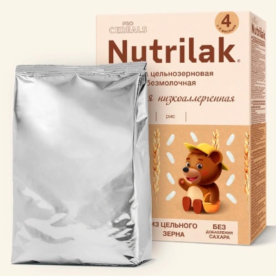Каша Procereals Рисовая Цельнозерновая без молока 200 г  Nutrilak 2