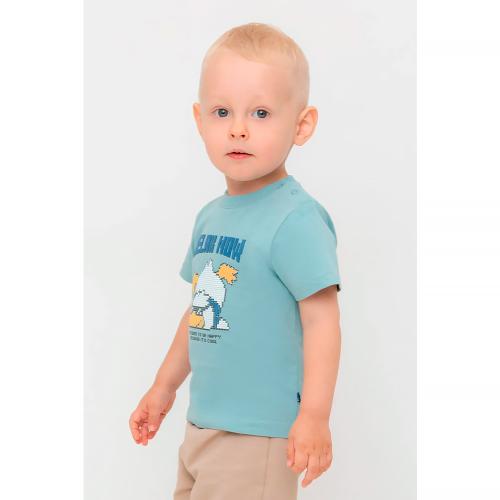 Футболка для мальчика Crockid КР 302756 турмалин к568 фото 2
