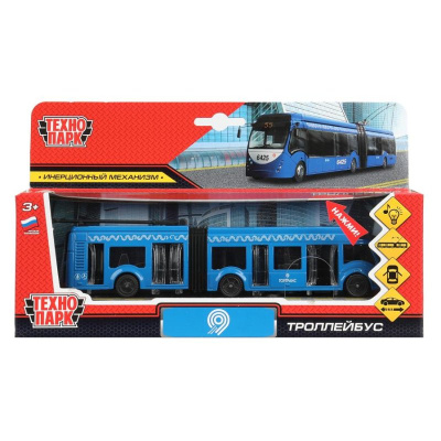 Модель металлическая Троллейбус Технопарк SB-18-11WB(IC) (48)