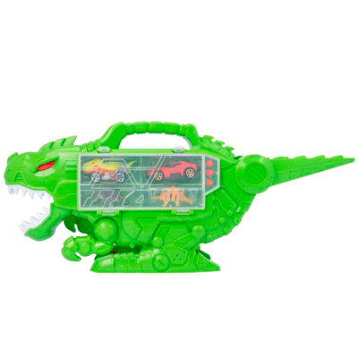 Игровой набор Teamsterz Машинка-транспортер Dino Destroyer HTI 1410004 2