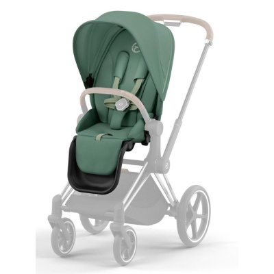 Коляска 2 в 1 Cybex Priam IV Rosegold Leaf Green