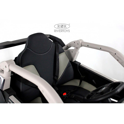 Детский электромобиль RiverToys Z707ZZ серый