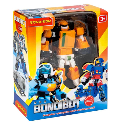 Трансформер Bondibot Робот-трактор метро 2 в 1 Bondibon ВВ5821 2
