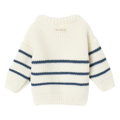 Джемпер вязанный Blueberry Крошка Я 9834255 молочный 02