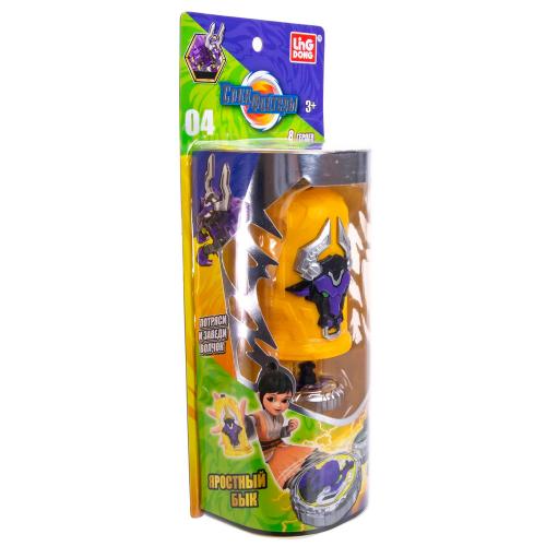 Волчок Спинфайтеры с пусковым механизмом Яростный Бык Gulliver Toys TL0904 фото 4