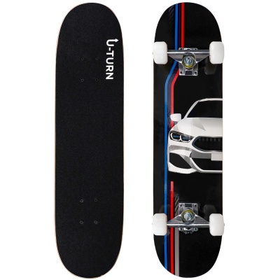 Скейтборд Авто U-Turn СКБ-5711 чёрный 01