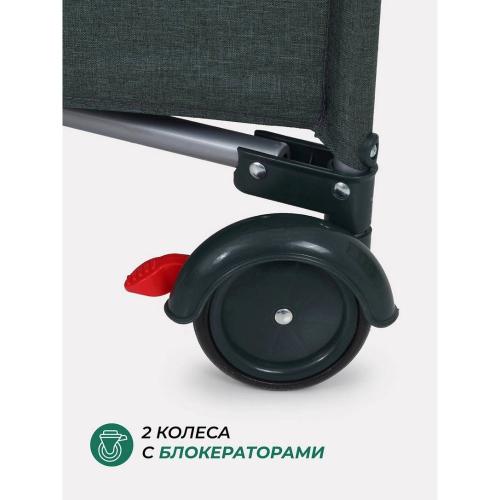 Манеж детский MOWBaby Play Plus RP102 dark green фото 8