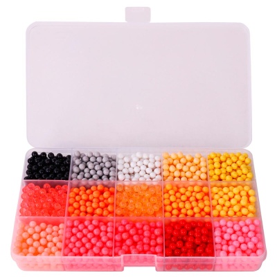 Аквамозаика 30 цветов 12000 бусин с трафаретами Brauberg Kids 664917 4