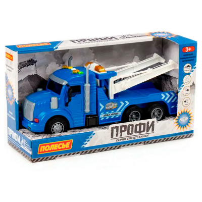 Игрушечная машинка эвакуатор Полесье 86570 4