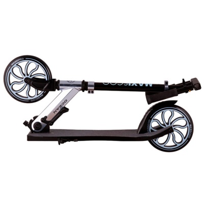 Самокат складной Maxiscoo Ocean Maxitoys MSC-OВ-2301 голубой металлик