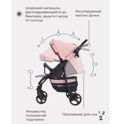 Прогулочная коляска Rant Kira Star RA055