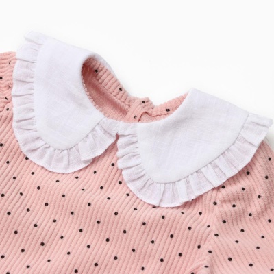 Платье Горошек Крошка Я 10327692 розовый 02