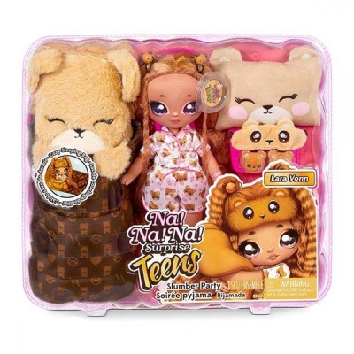 Набор Surprise Teens Slumber Party Na! Na! Na! кукла Lara Vonn с Тедди MGA 577416