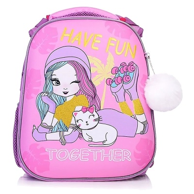 Рюкзак каркасный Девочка на роликах Centrum 90450 02