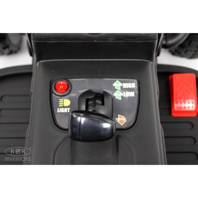 Детский электромобиль Трактор RiverToys H444HH синий 04