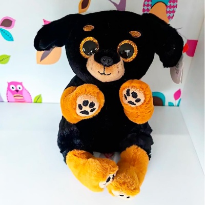 Мягкая игрушка Ротвейлер Рэнди 15 см Beanie Babies Ty Inc 41290 2