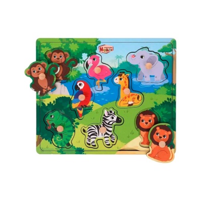 Деревянная игрушка Вкладыши Джунгли Mapacha 962010 2