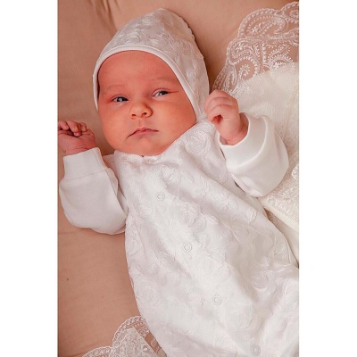 Комплект на выписку 2 предмета Наследникъ 01050-02002-037 экрю 3 Комплект на выписку 2 предмета Наследникъ 01050-02002-037 экрю 3