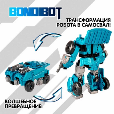 Трансформер Bondibot 2 в 1 Робот Самосвал Bondibon ВВ6645 2
