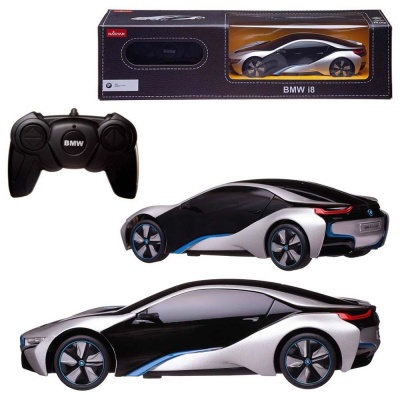 Машина на радиоуправлении BMW I8 серебряный Rastar 48400S