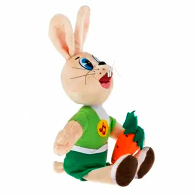 Игрушка мягкая Заяц с морковкой  Мульти Пульти V40739/25B 33 см 3