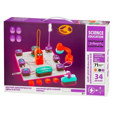 Электронный Конструктор 34 детали 71 эксперимент Science Education 9987A 1