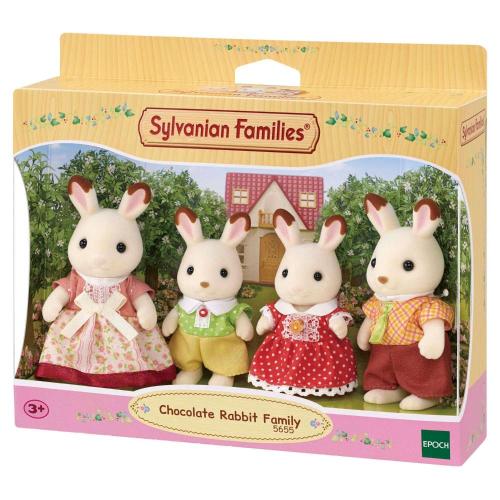 Игровой набор Sylvanian Families Семейство Шоколадных кроликов Epoch 5655 фото 6